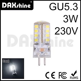 Daxshine 36LED Bulb GU5.3-3W AC230V Cool White 6000-6500K                  